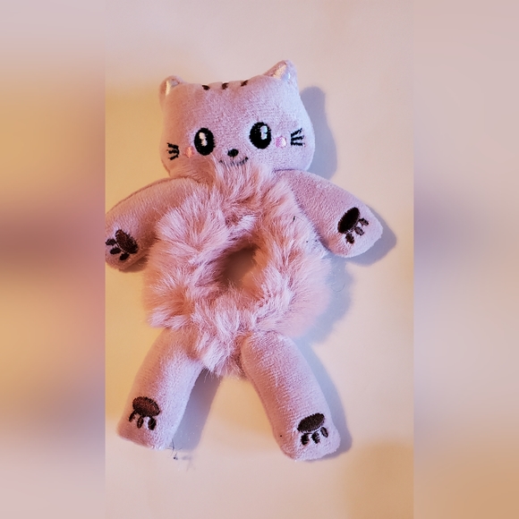 3 Pack Of Scrunchies Frog, Cat, Panda New - Picture 4 of 6